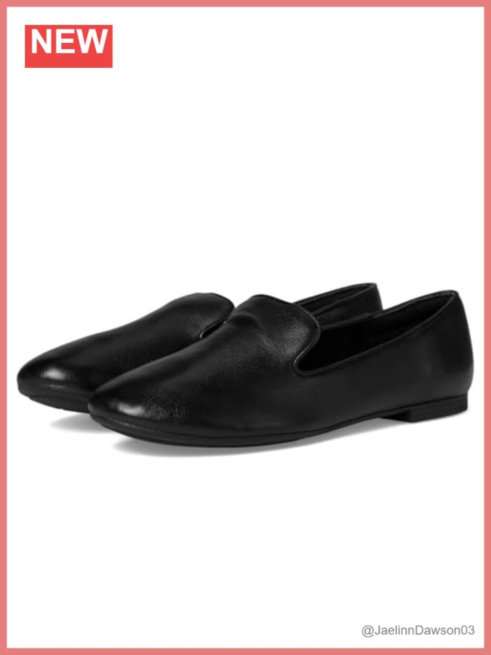 Women's Leather Smoking Slipper Loafers with Memory Foam Cushion, Flexible